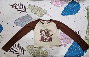 Graphic Print Longsleeve Top
