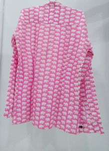 Mens Printed Kurta Shirt