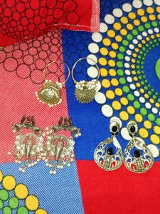 3 Pairs Earrings