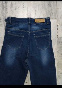 Dark Wash Wide Leg Denim Jeans