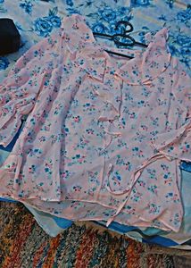 It has a very lovely design,  baby pink