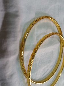 Gold Bangles (Set of 4)