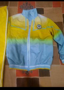 Stylish Tracksuit - Blue &amp; Yellow