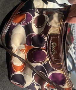 Coach crossbody Signature Print