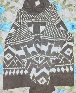 Warm Winter Patterned Sweater