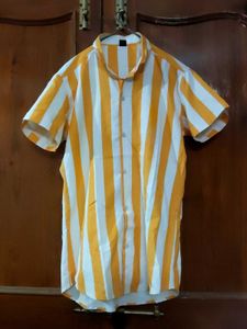 Striped Yellow & White Shirt