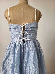 Blue Textured Gown