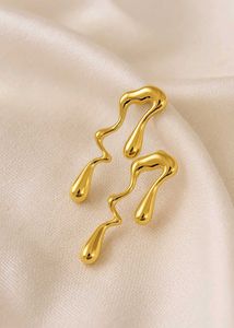 Gold Anti Tarnish Earrings