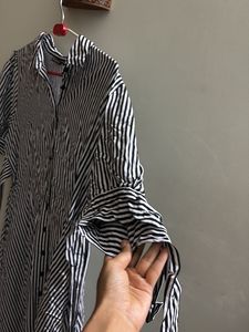 Striped Shirt Dress