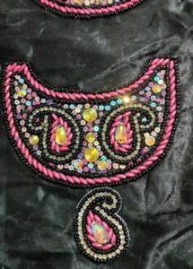 Patch With Stitch Material For Neck