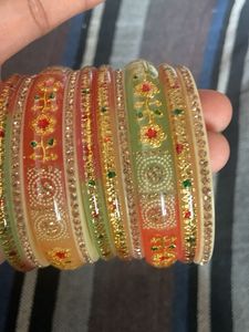 Colorful Beaded Bangles