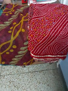 Combo Of Two Chiffon Sarees
