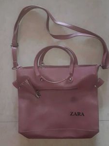 Zara Mauve Crossbody Bag