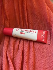 Gloss Boss Lip Balm Vitamin C+E Rose Blush Tinted
