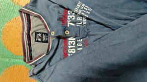 Blue Printed Shirt (M size)