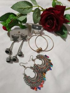 Earrings - Bohemian, Hoop, Dangle