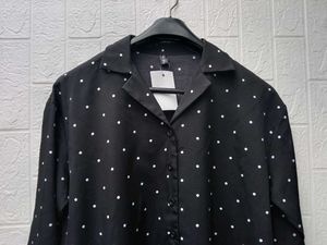 New with tag Pinterest Korean Polka Dot Blouse