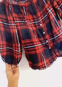 Multicolor Red Top
