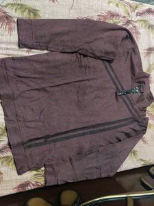 Striped Maroon T-Shirt