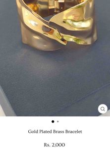 Gold-Plated Bangle-Style Cuff Bracelet🎀