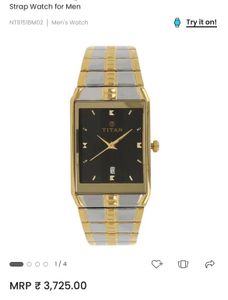 Original Titan Analog watch with “New battery”