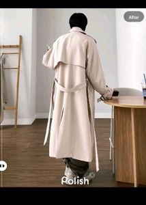 Korean Oversized Vintage Trench Coat