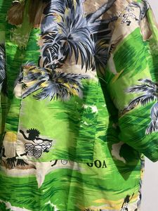 Green Color Beach Shirt