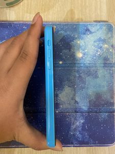I Phone 5c With Cover and Earphones