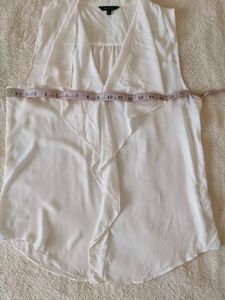 White Ruffle Blouse