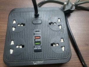 Desk LED Lamp With Multi Socket
