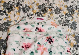 White Floral Top