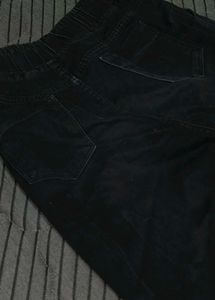 Dark Wash Denim Joggers