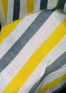 Yellow White Cotton Rayon Salwar Set 3xl