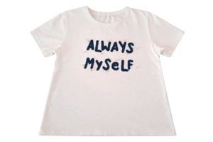 ALWAYS MYSELF – Pearl Embellished Cotton T-Shirt