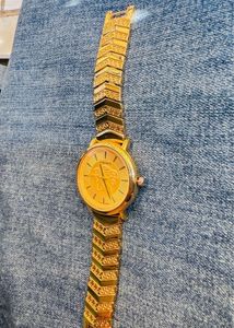Versace Gold Party Wear Wedding Style Watch