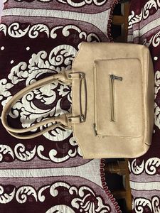 Vintage Beige Handbag