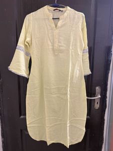 Elegant Yellow Kurta