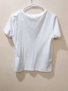 Mango Women Printed Pure Cotton Tshirt