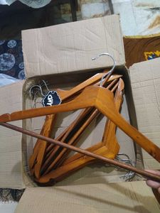 Wooden Clothes Hangers (Set of 5)