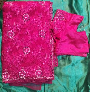 Pink Embroidered Blouse