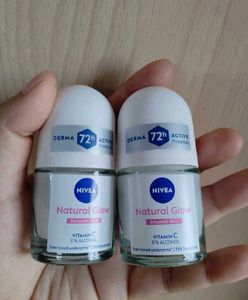 NIVEA Natural Glow Deodorant-2Pack