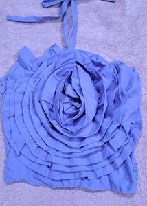 Blue Floral Top