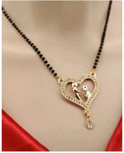 Couple  Heart Short Mangalsutra