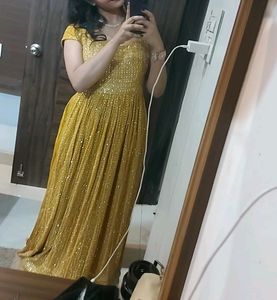 Pastel Yellow Naira Cut Suit(weared Pics)