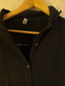 Black Two-Piece Set Pure Cotton
