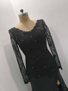 Elegant Black Maxi Gown