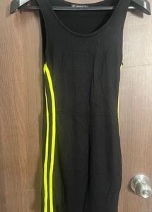 Body Cone Cute Black Dress From Shein