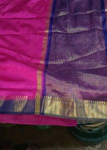 Elegant Magenta Saree