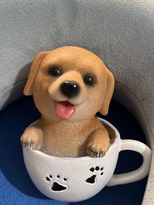 Dog In Cup show piece