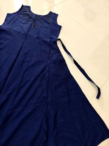 Elegant Navy Blue Dress